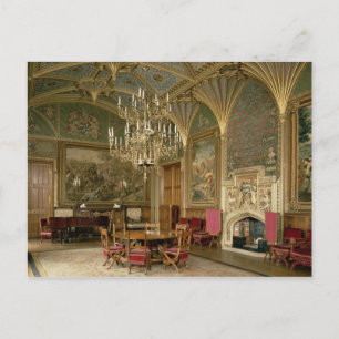 Eastnor Castle, Herefordshire: the drawing Postkarte