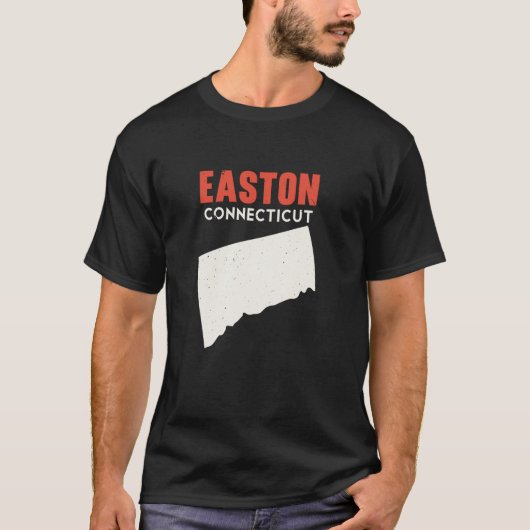 Easton Connecticut USA Staat America Travel Connec T-Shirt (Vorderseite)