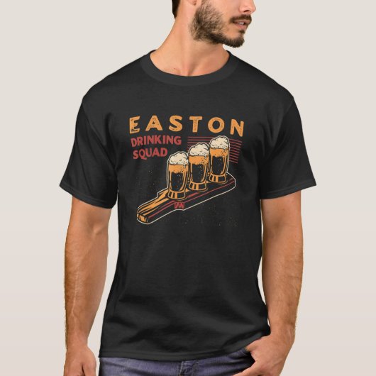 Easton Drink Squad Pennsylvania Beer Pa Booze T-Shirt (Vorderseite)