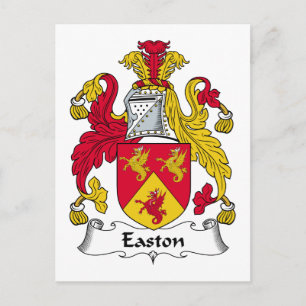 Easton Familienwappen Postkarte