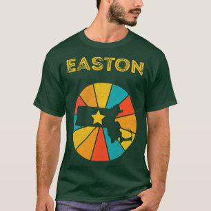 Easton Massachusetts Vintag Beunruhigtes Souvenir T-Shirt