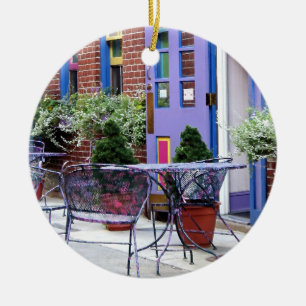 Easton PA - Außensitze Keramik Ornament