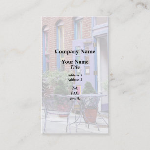 Easton PA - Außensitze Visitenkarte