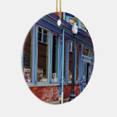Easton PA - Straße mit offener Tür Keramik Ornament (Rechts)