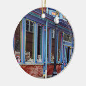 Easton PA - Straße mit offener Tür Keramik Ornament (Links)