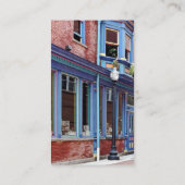 Easton PA - Straße mit offener Tür Visitenkarte (Rückseite)