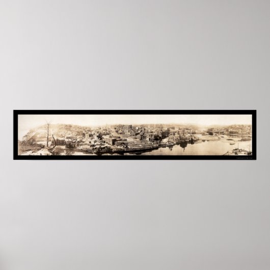 Easton, Pennsylvania Foto 1913 Poster (Vorne)