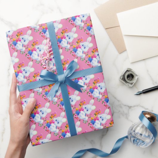 Eastr Häschen und Eimuster-Packpapier Geschenkpapier (Schenken)