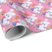 Eastr Häschen und Eimuster-Packpapier Geschenkpapier (Rolleneckpunkt)