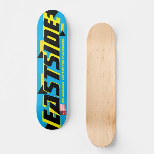 EASTSIDE JMT BAHAMAS 7 3/4" Skateboard Deck (Vorderseite)