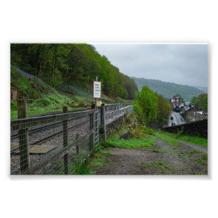 Eastwood Bahnhof Reste Fotodruck