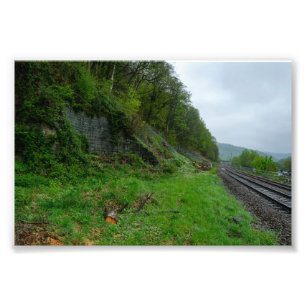 Eastwood Eisenbahnüberreste Fotodruck