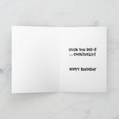 Easy 35. Geburtstag Karte (Innenseite)