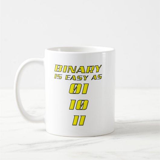 Easy Binary Funny Mug Kaffeetasse (Links)