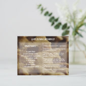 Easy Blonde Brownie Rezept Postkarte (Stehend Vorderseite)