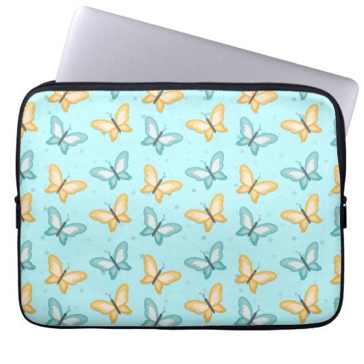 Easy Butterfly Nail Art Laptopschutzhülle (Vorderseite)