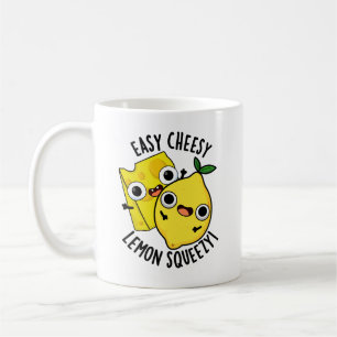 Easy Cheesy Lemon Squeezy Funny Food Puff Kaffeetasse