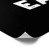 Easy Comet Easy Go Funny Astronomie Pun Dark BG Poster (Ecke)