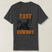 Easy Cowboy Skeleton T - Shirt (Design vorne)