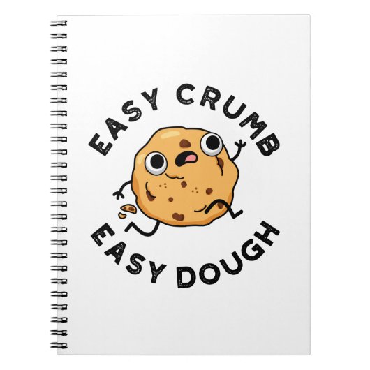 Easy Crumb Easy Dough Funny Cookie Puff Notizblock (Vorderseite)