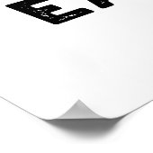 Easy Crumb Easy Go Funny Bread Pub Poster (Ecke)