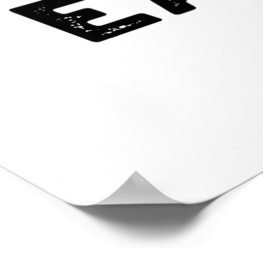 Easy Crumb Easy Go Funny Bread Pub Poster (Ecke)