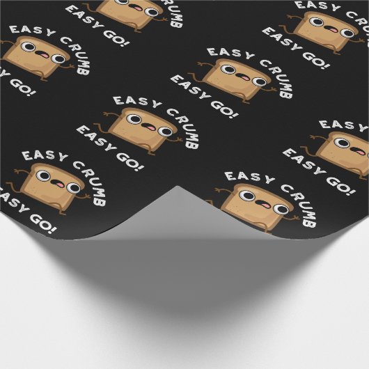 Easy Crumb Easy Go Funny Brot Pub Dark BG Geschenkpapier (Ecke)