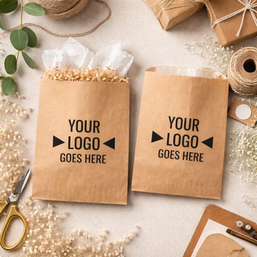 Easy Custom Corporate Business Logo Geschenktütchen