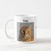 Easy Customization Pet Photo Name Pet Lover gift Kaffeetasse (Links)
