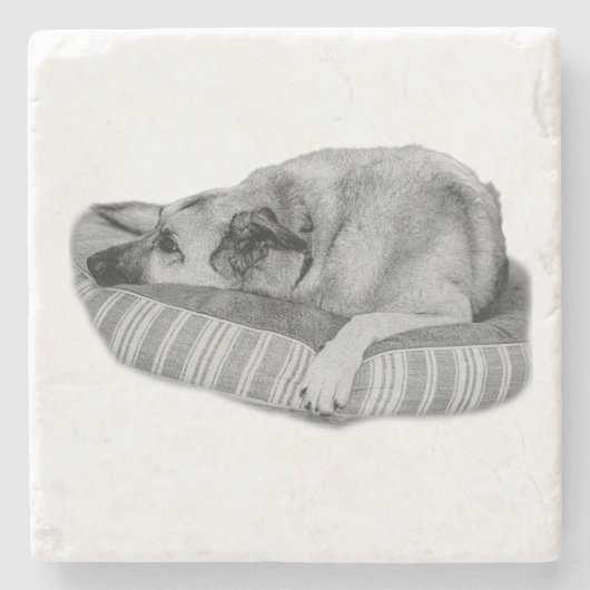 Easy Days, Quiet Dog Untersetzer (Vorderseite)