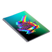 Easy Does It Easy Skateboard Grafik Notizblock (Rechte Seite)