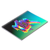 Easy Does It Easy Skateboard Grafik Notizblock (Linke Seite)