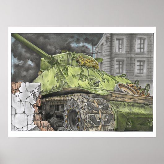 Easy Eight Sherman Poster (Vorne)