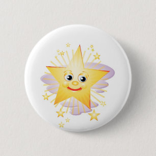 Easy Going Shining Star Button
