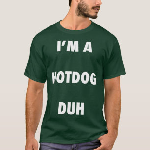 Easy Halloween Hotdog Kostüm für Männer Frauen T-Shirt