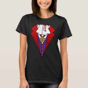 Easy Halloween Kostüm Tuxedo Bloody Dracula Vampi T-Shirt