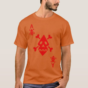 Easy Halloween Playing Kostüm Ass von Diamanten T-Shirt