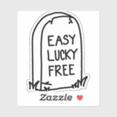 Easy Lucky Free Sticker (Blatt)