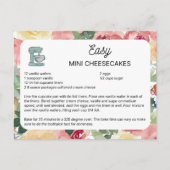 Easy Mini Cheesecake Postkarte (Vorderseite)