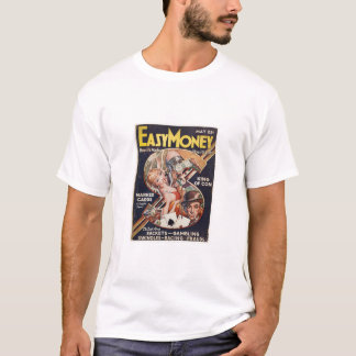 Easy Money Pulp Magazine mit dem König von Cons T-Shirt