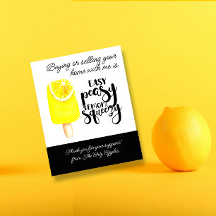 Easy Peasy Lemon Immobilien-Marketing-Postkarte Postkarte