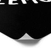 Easy Peasy Lemon Squeezy Funny Frucht Pun Dark BG Poster (Ecke)