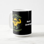 Easy Peasy Lemon Squeezy Geschenk - Funny Hello Su Kaffeetasse (Vorderseite Links)