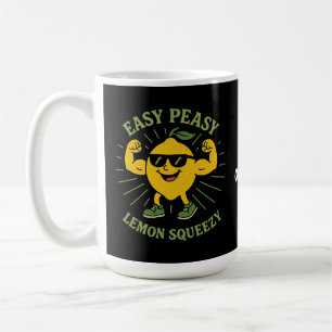 Easy Peasy Lemon Squeezy Geschenk - Funny Hello Su Kaffeetasse