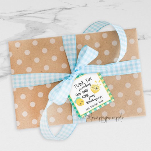 Easy Peasy Lemon Squeezy Lehrer Danke Tag Geschenkanhänger