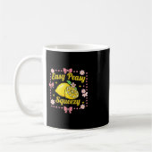 Easy Peasy Lemon Squeezy Lemonade Crew Funny Lemon Kaffeetasse (Links)