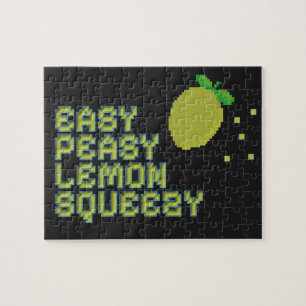 Easy Peasy Lemon Squeezy Pixel-Art-Rätsel Puzzle