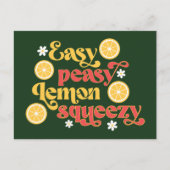 Easy Peasy Lemon Squeezy Postkarte (Vorderseite)