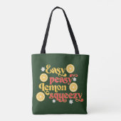 Easy Peasy Lemon Squeezy Tasche (Rückseite)