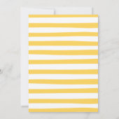 Easy Peezy Lemon ThreeZy Lemon 3rd Birthday Einladung (Rückseite)